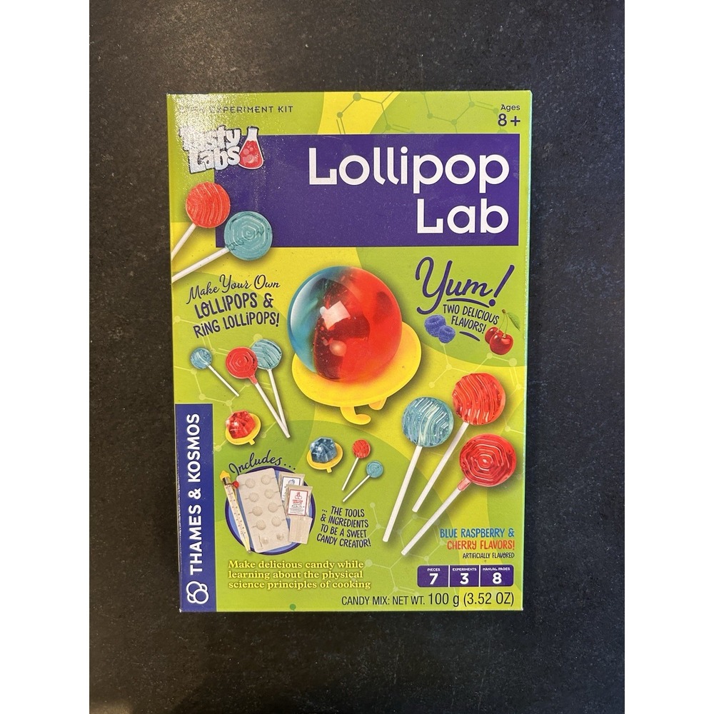Thames & Kosmos Tasty Labs Lollipop Lab STEM Science Experiment Kit New